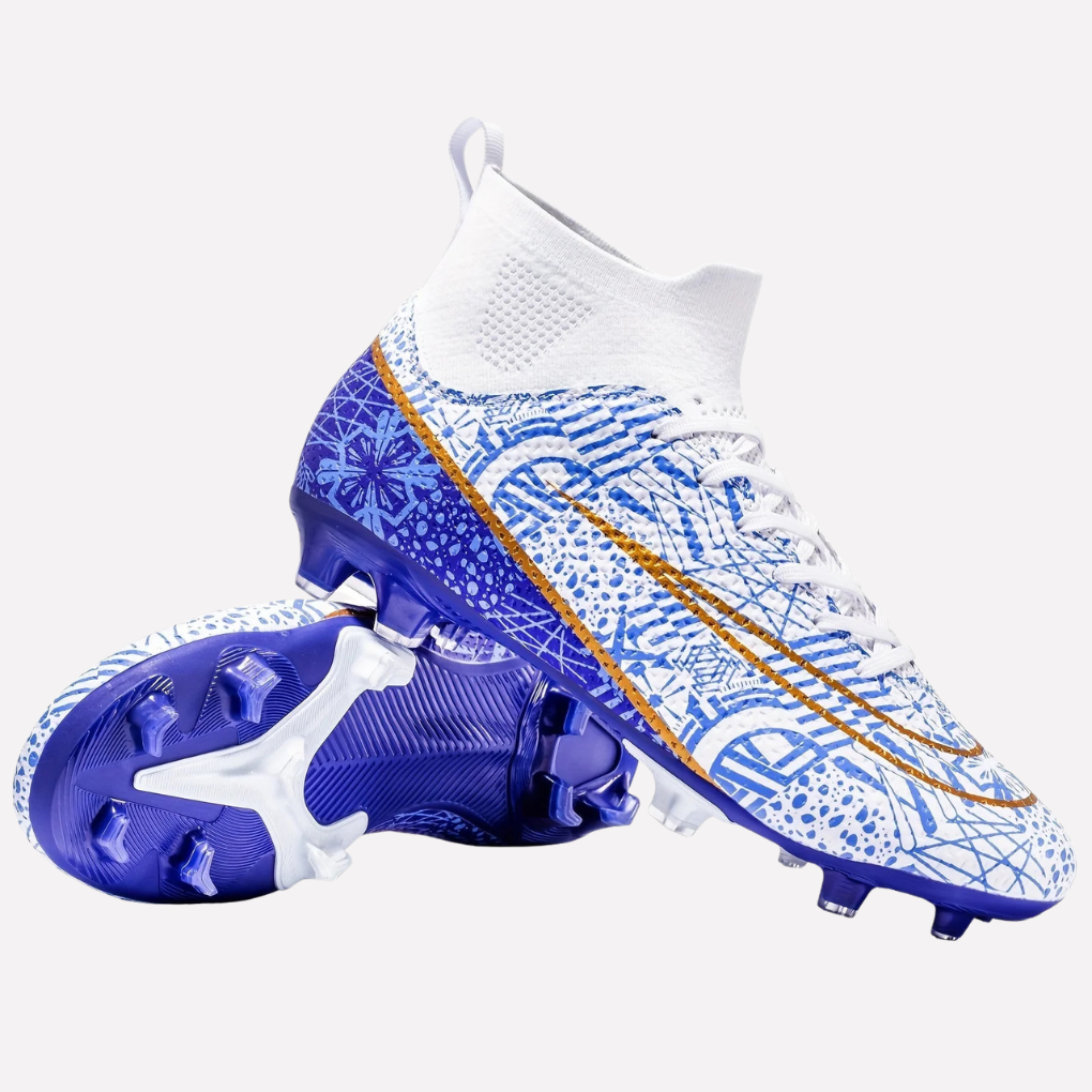 Voetbalschoenen voor mannen met grip & hoge enkelontwerp