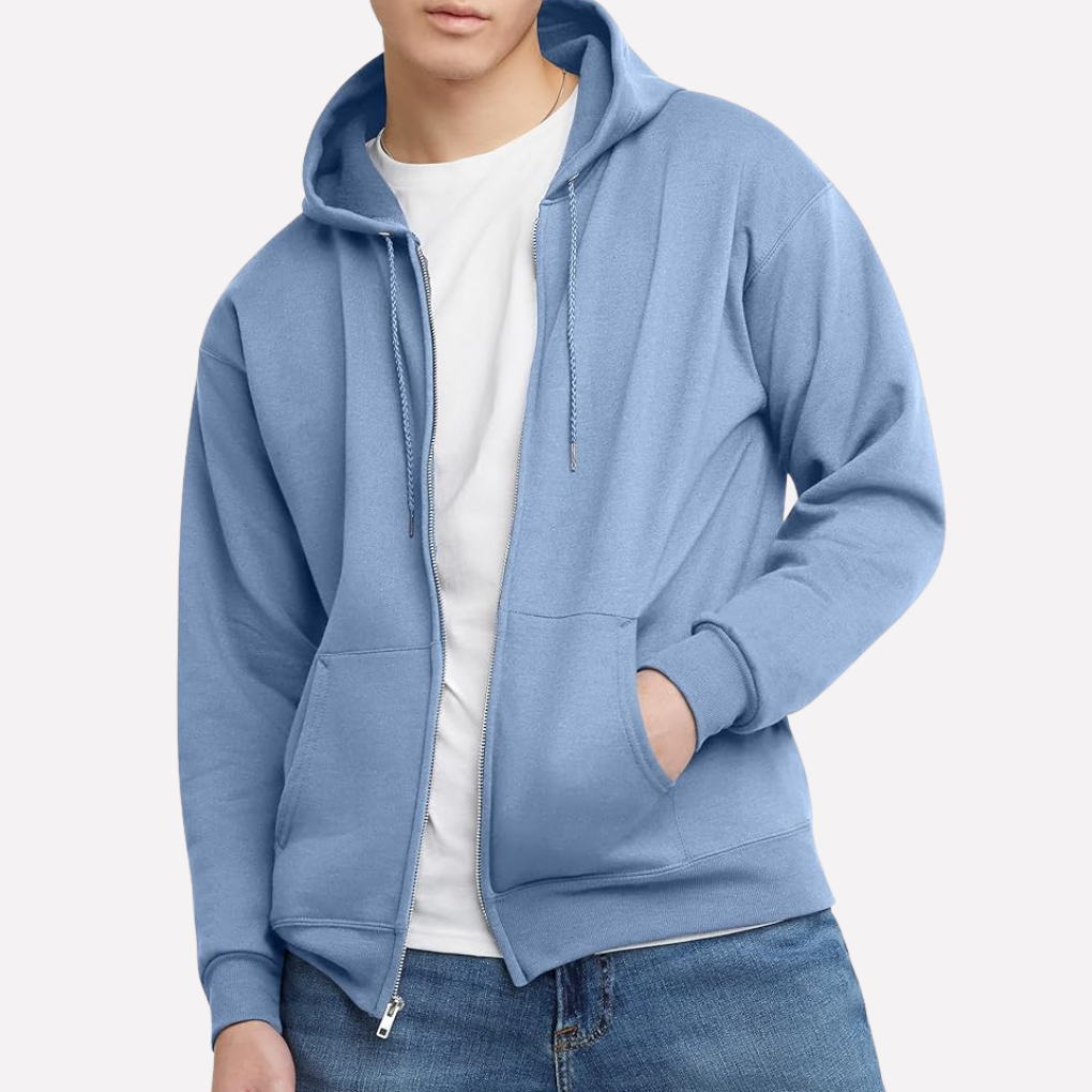 Heren Hoodie met Doorlopende Rits