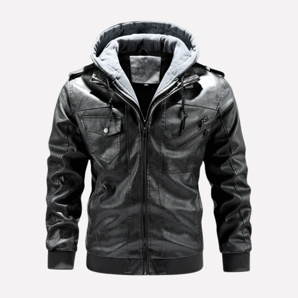 Mannen Winterjas met Bontkraag