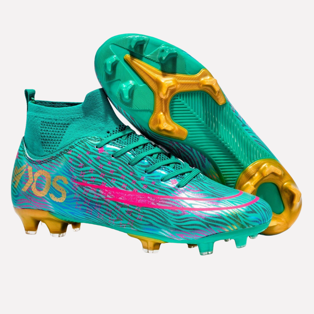 Voetbalschoenen voor mannen met grip & hoge enkelontwerp