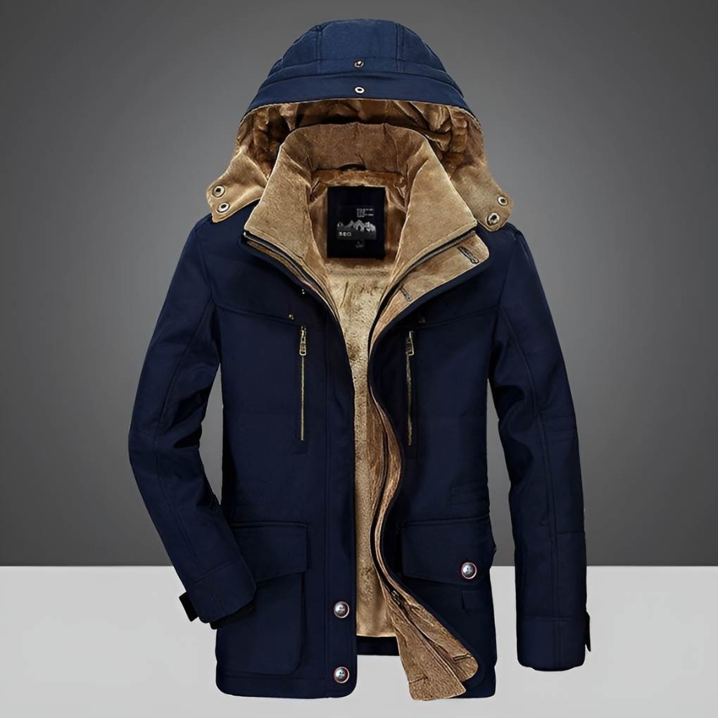 Heren warme Winterjas