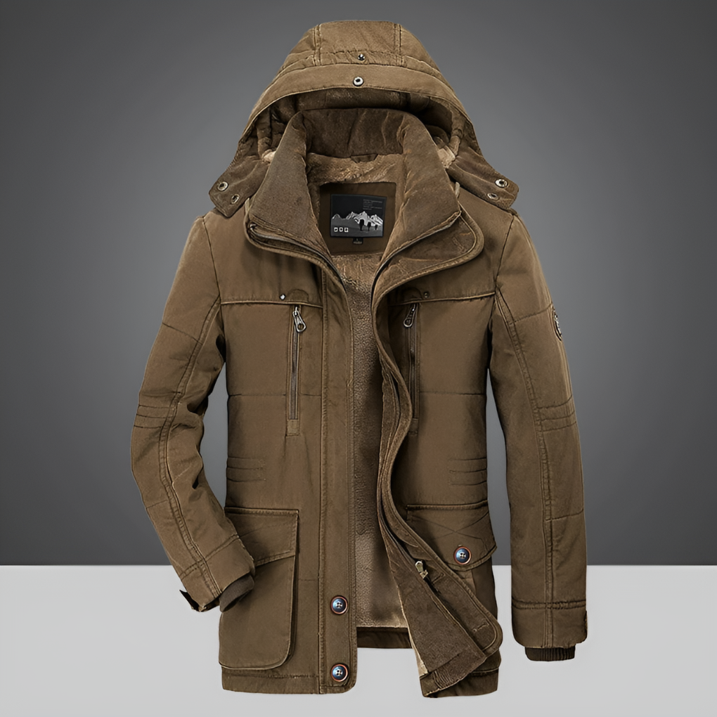 Heren warme Winterjas