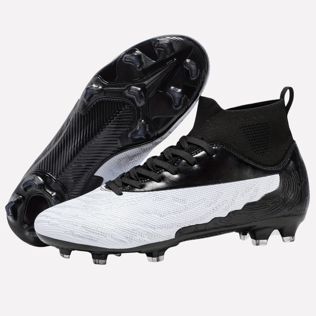 Voetbalschoenen voor mannen met grip & hoge enkelontwerp