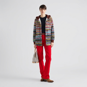 Dames Hooded Winter Cardigan