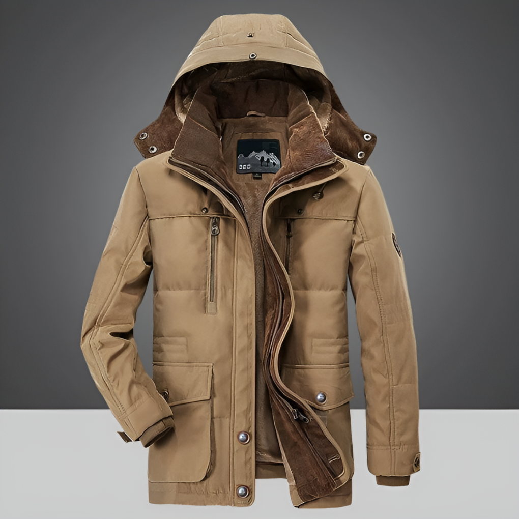 Heren warme Winterjas