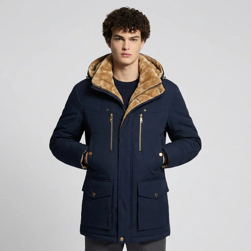 Heren warme Winterjas