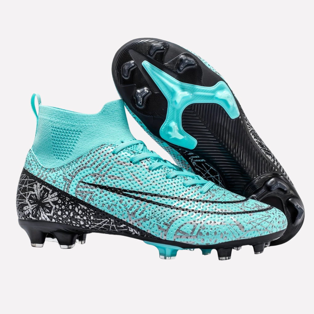 Voetbalschoenen voor mannen met grip & hoge enkelontwerp