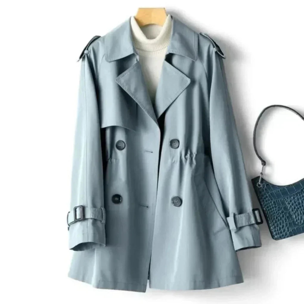 Klassieke double-breasted trenchcoat voor dames