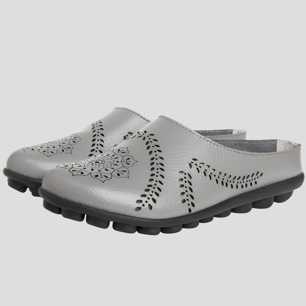 Orthopedische leren sandalen met alledaags comfort