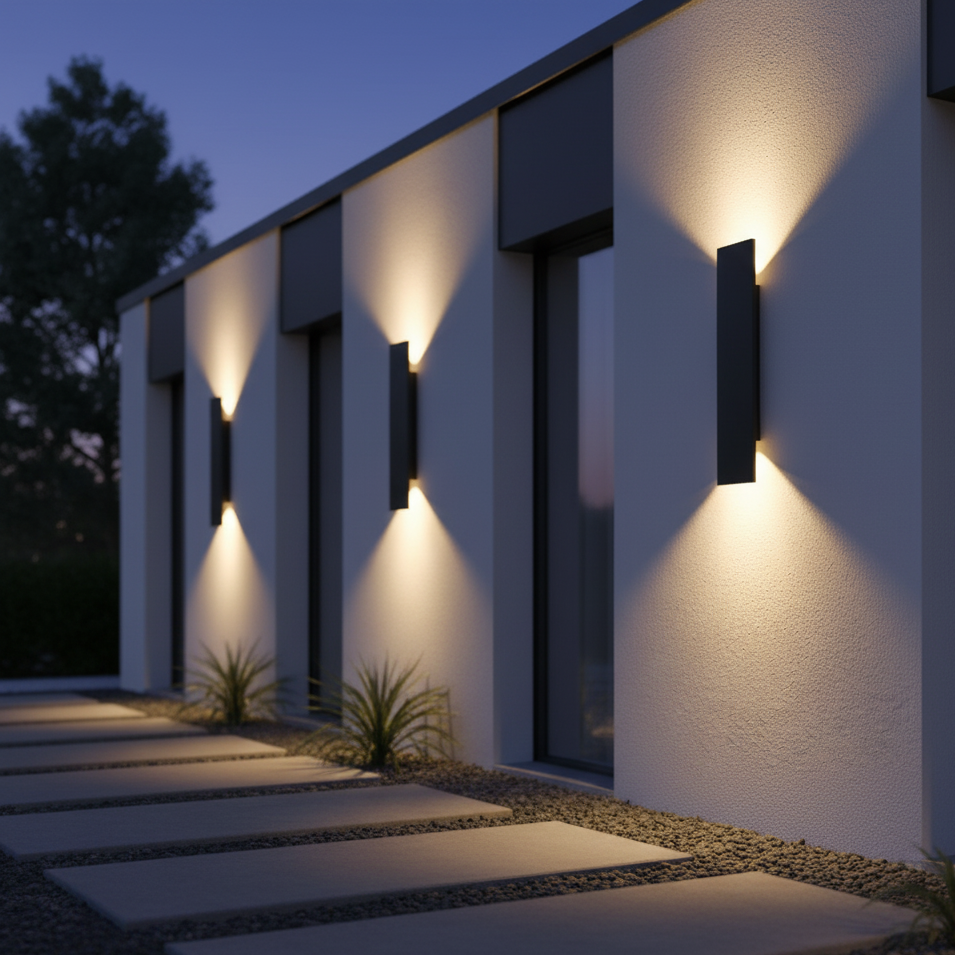 IP65 waterdichte aluminium buitenwandlamp – moderne LED-wandlamp