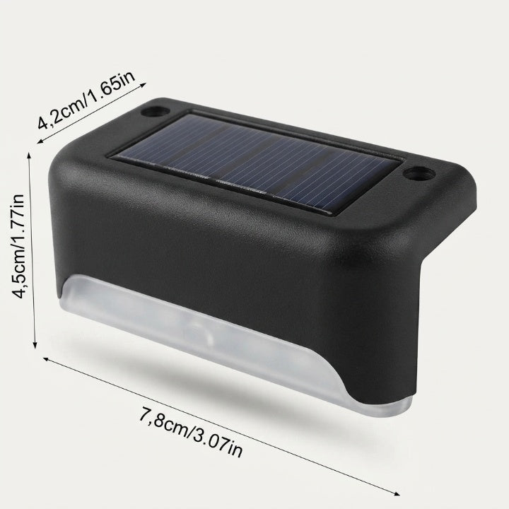 Solar-trapverlichting, set van 8 – zelfopladend, automatisch aan/uit