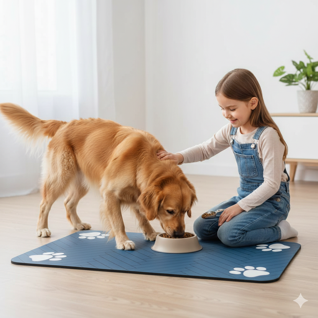 Huisdier Placemat – Absorberend voor Voer- en Waterbak