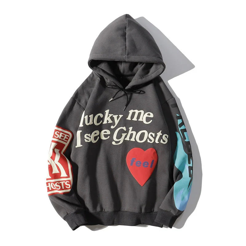 Hoodie met verstelbare capuchon voor heren