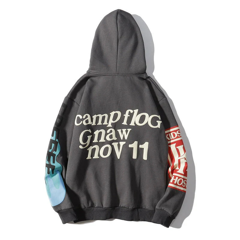 Hoodie met verstelbare capuchon voor heren