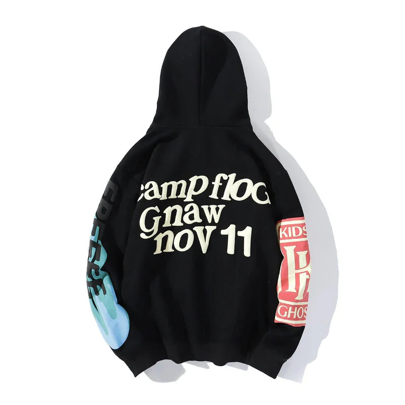 Hoodie met verstelbare capuchon voor heren