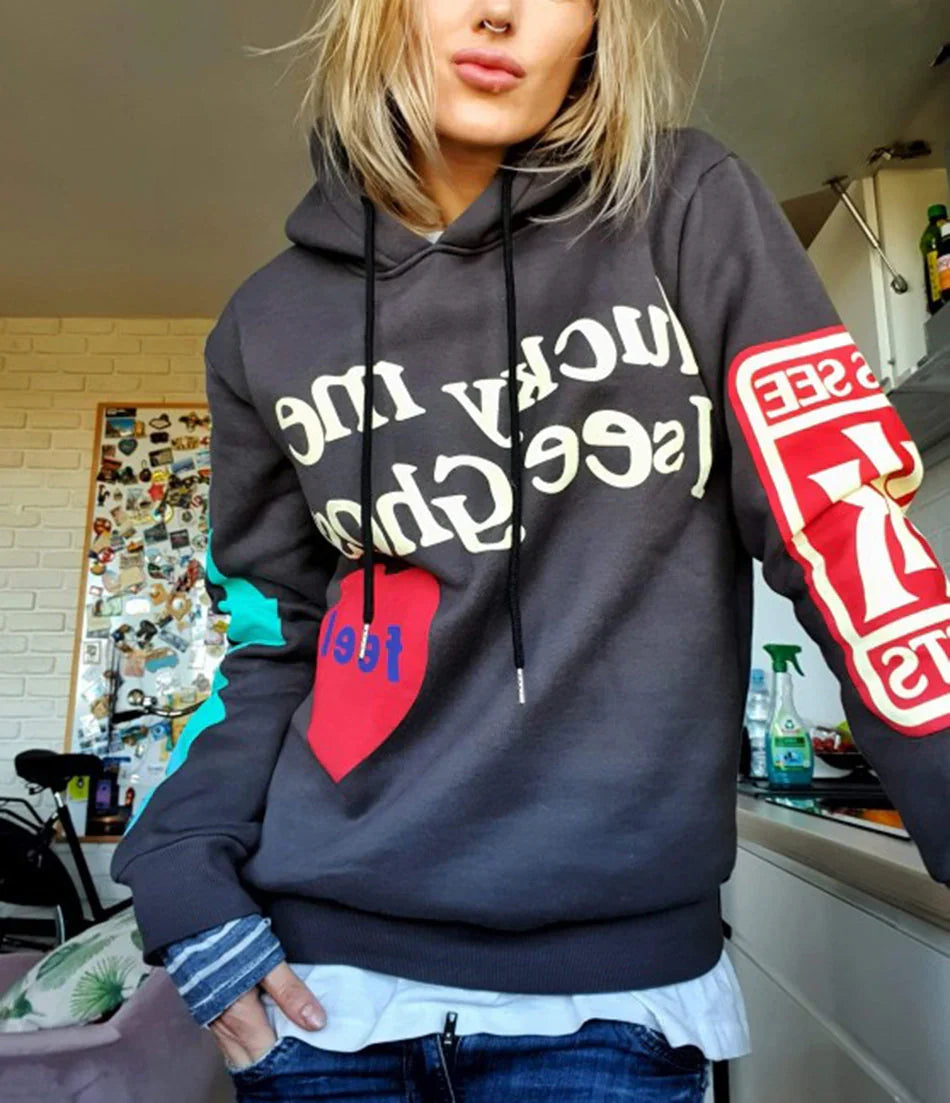 Hoodie met verstelbare capuchon voor heren
