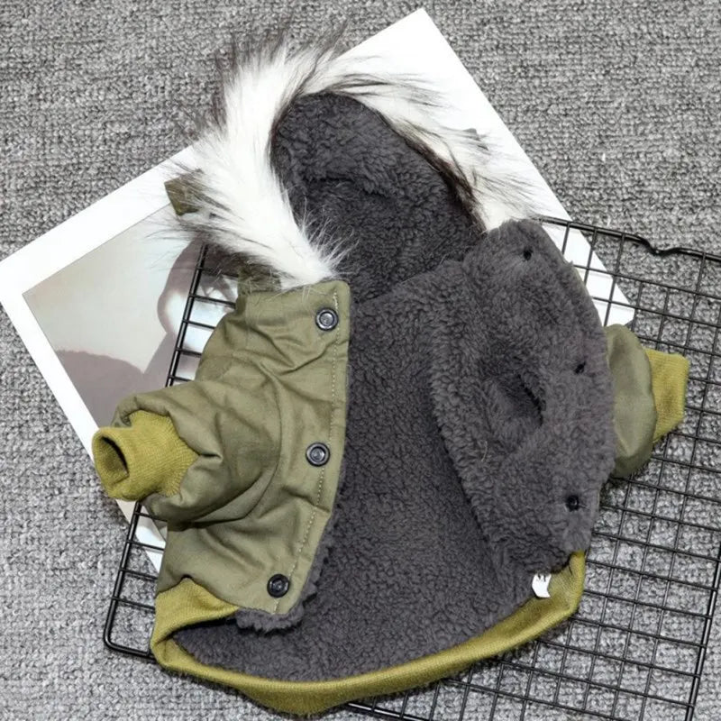 PureFur Donsjas voor Honden | Dikke en Warme Fleece voor Honden in de Winter