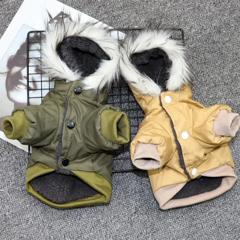 PureFur Donsjas voor Honden | Dikke en Warme Fleece voor Honden in de Winter