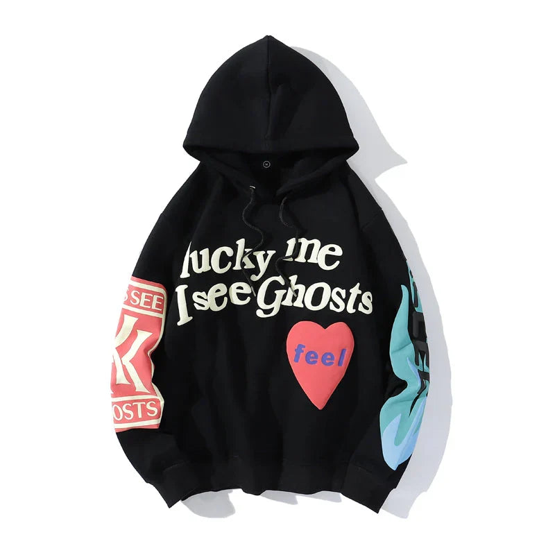 Hoodie met verstelbare capuchon voor heren