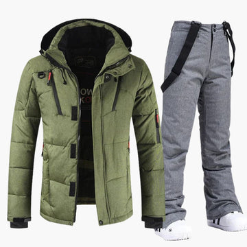 Heren skiset met gewatteerde jas en broek
