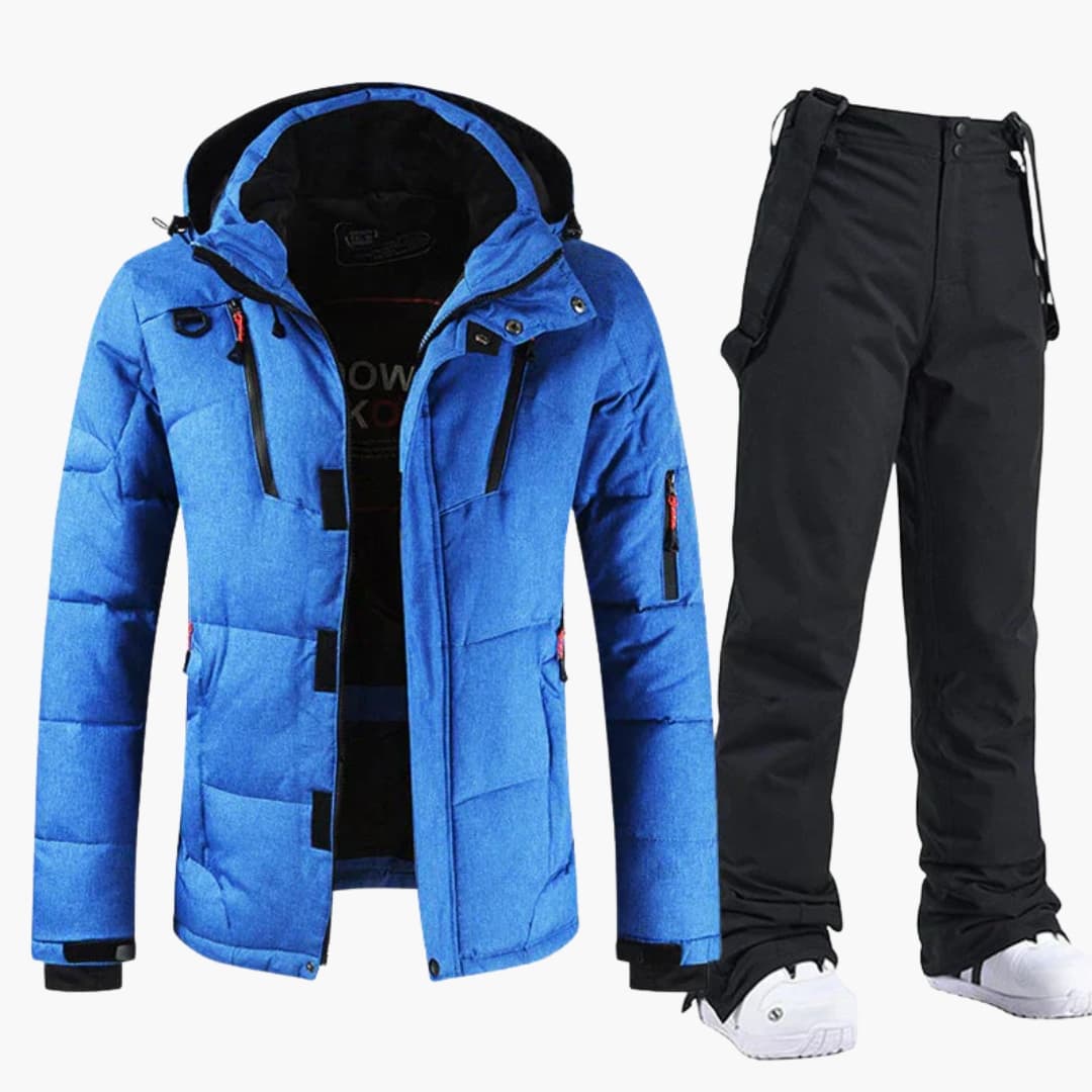 Heren skiset met gewatteerde jas en broek