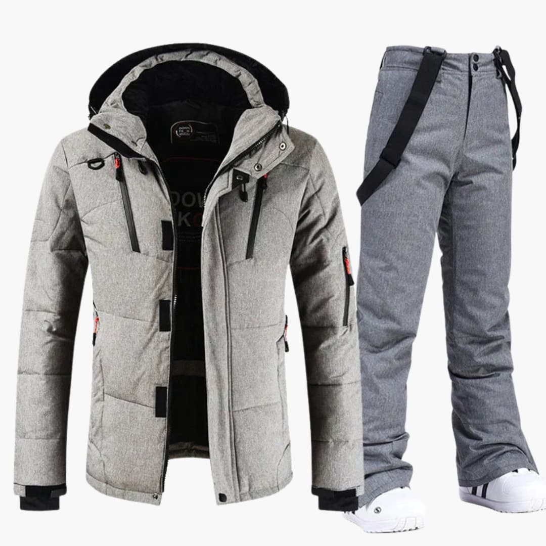 Heren skiset met gewatteerde jas en broek