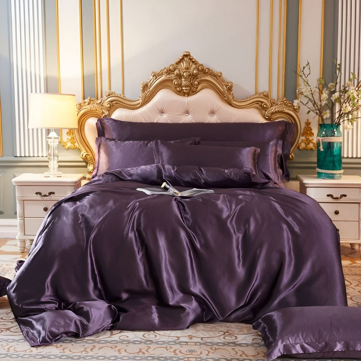 Beddengoedset van moerbeizijde