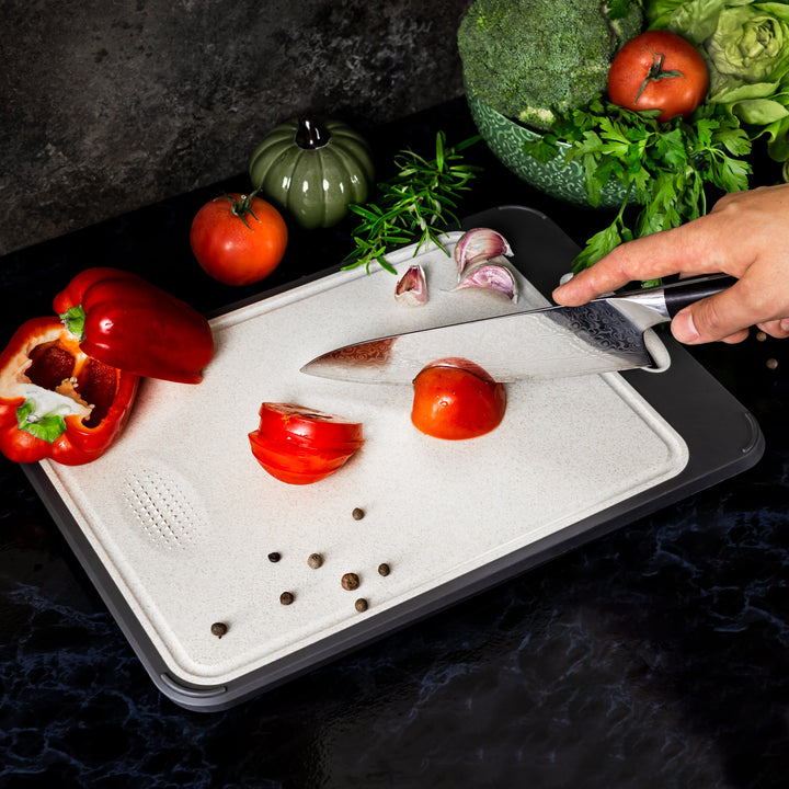 CleanSlice RVS Snijplank - Bacteriebestendig en Plasticvrij