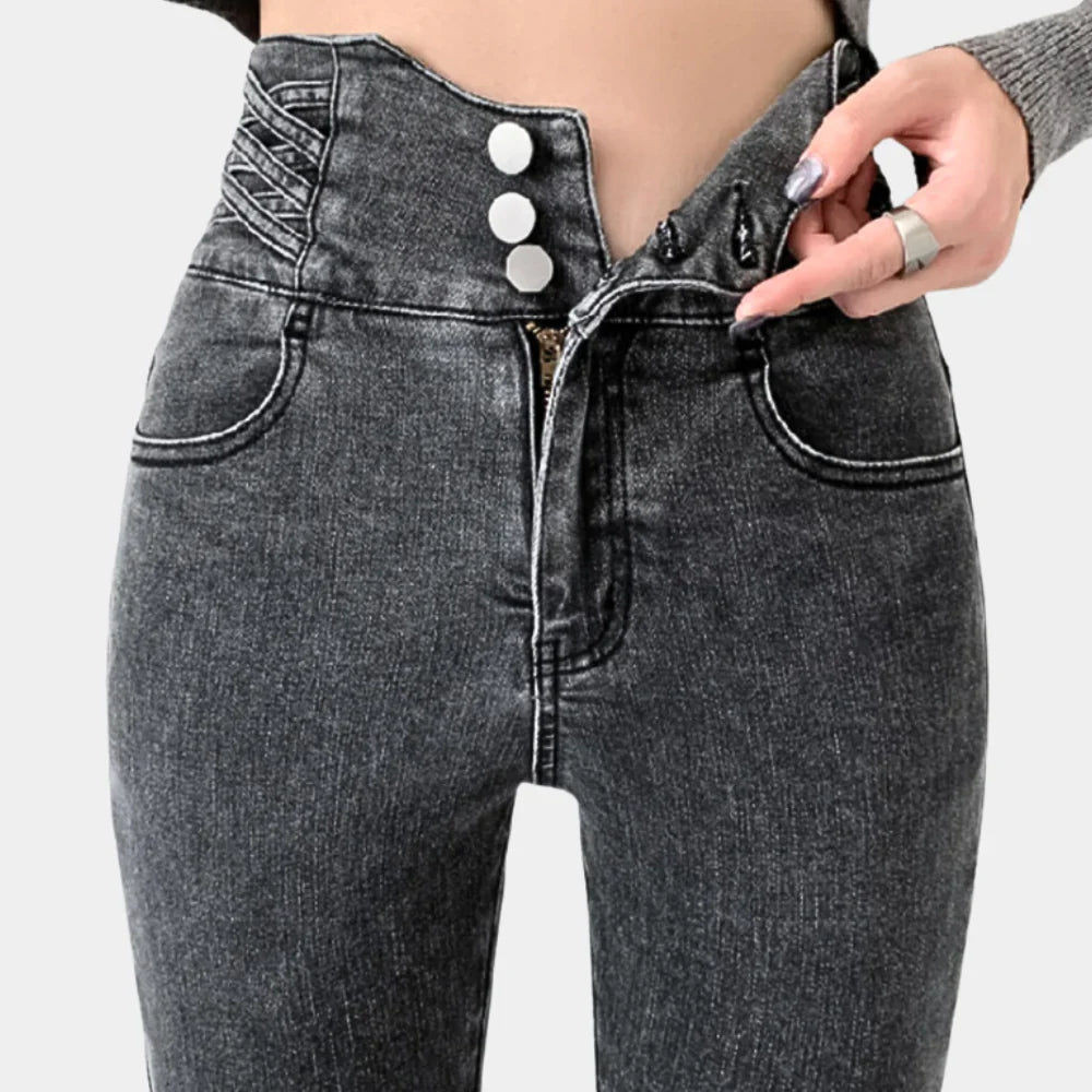 Slim Fit High Street Jeans voor Dames