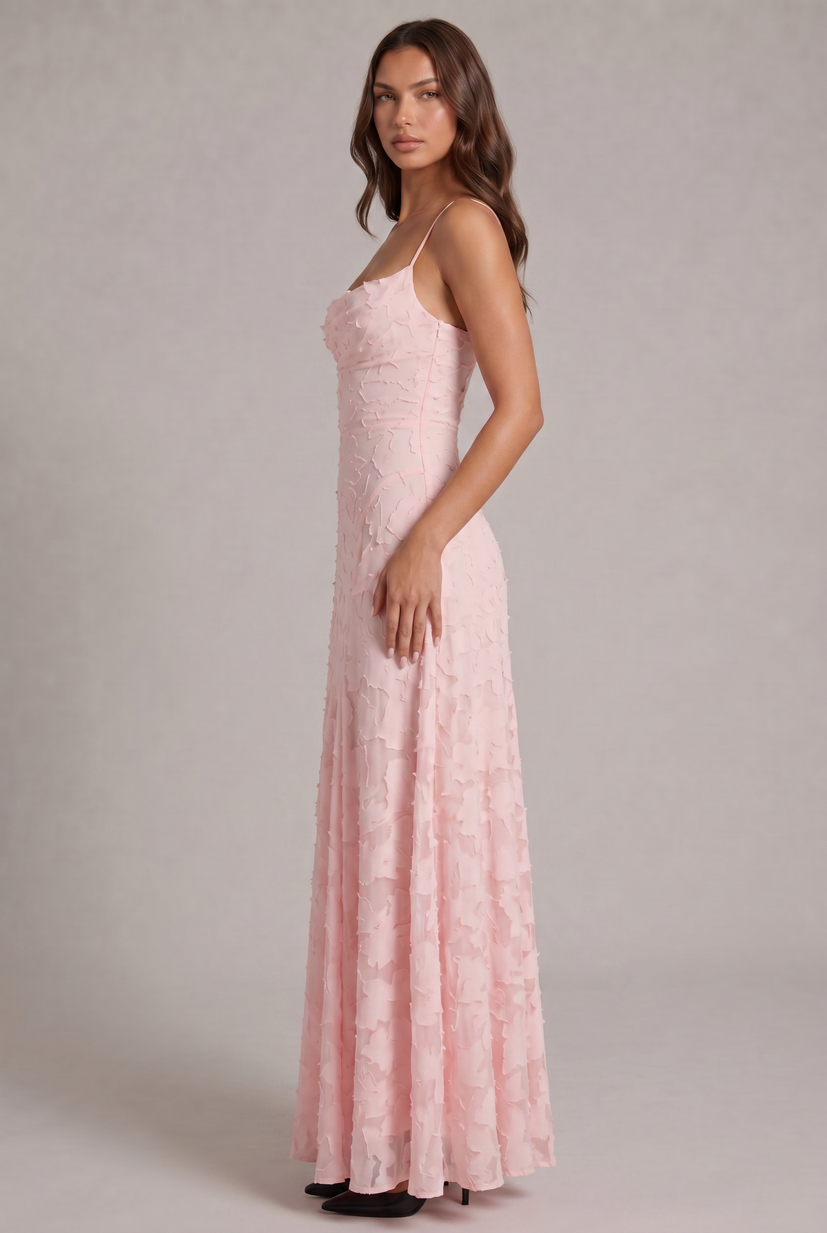 Olivia maxi-jurk - elegante avondjurk met bloemenpatroon