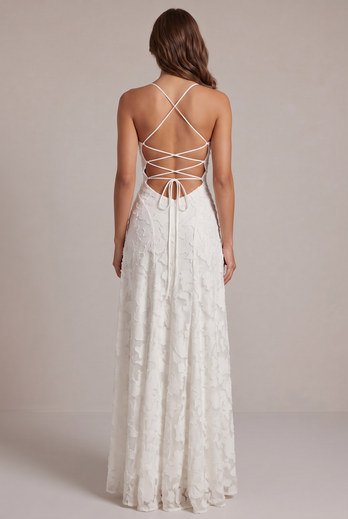Olivia maxi-jurk - elegante avondjurk met bloemenpatroon
