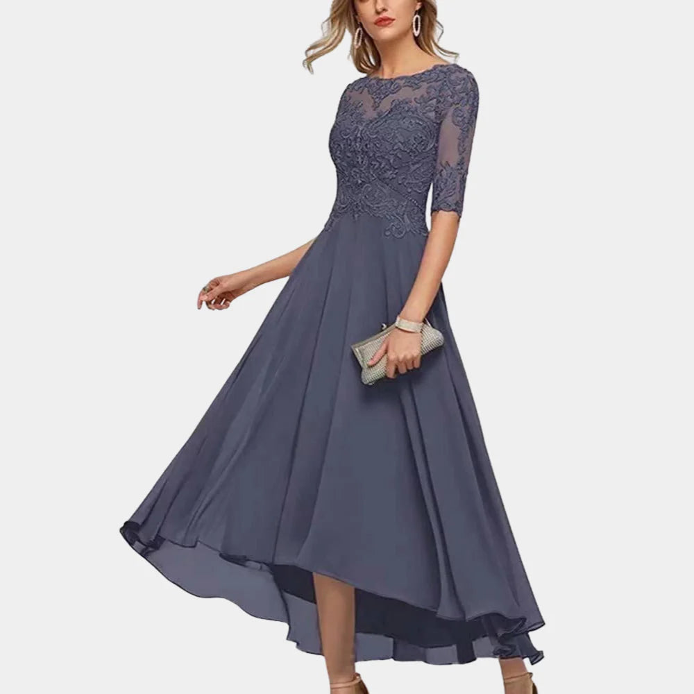 Celeste – Enkellange Chiffon Jurk Voor Dames