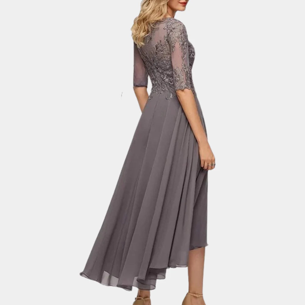 Celeste – Enkellange Chiffon Jurk Voor Dames