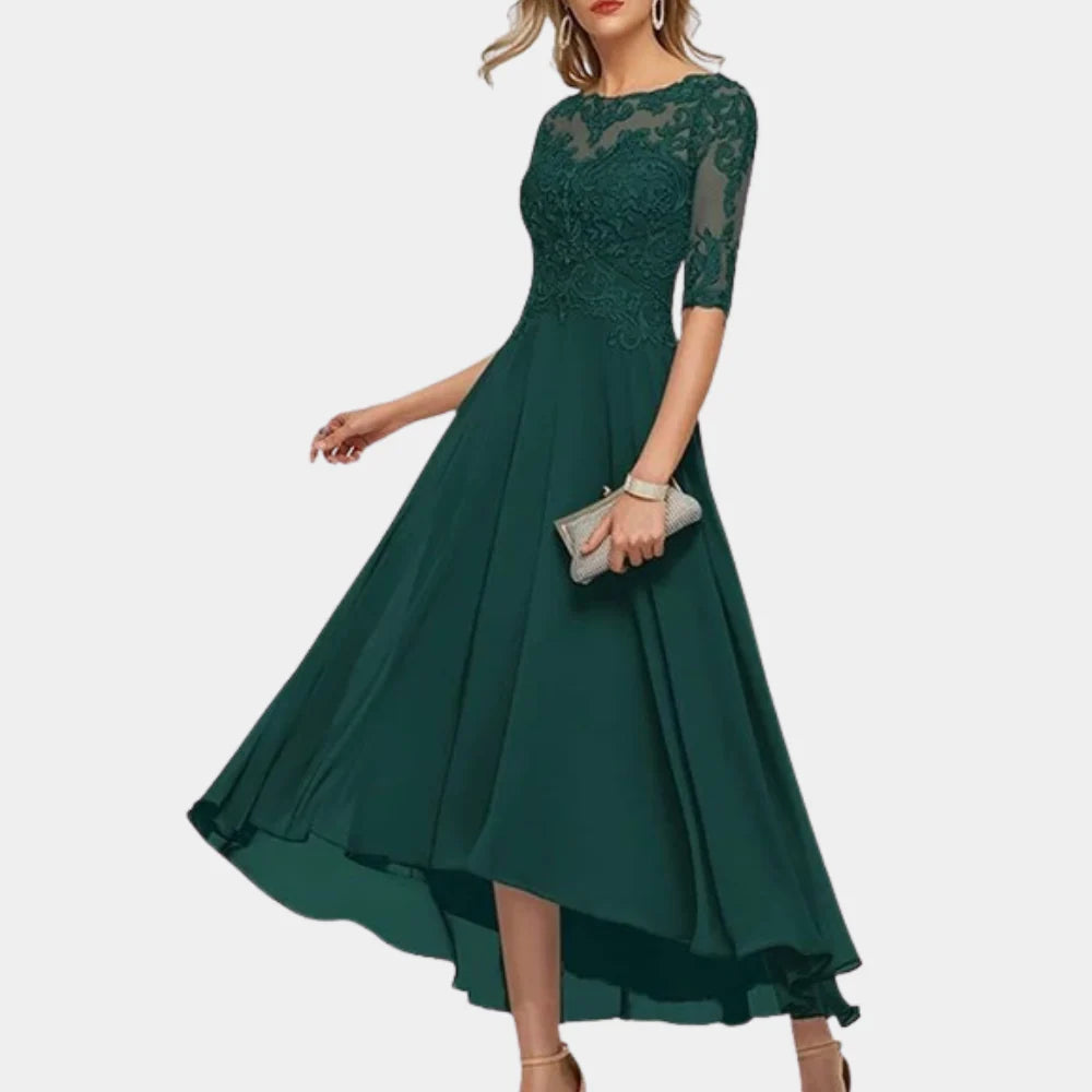 Celeste – Enkellange Chiffon Jurk Voor Dames