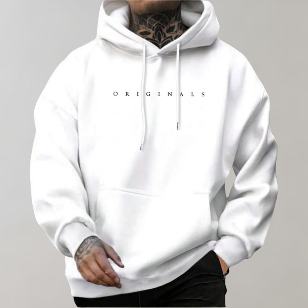Hoodie met trekkoord voor heren