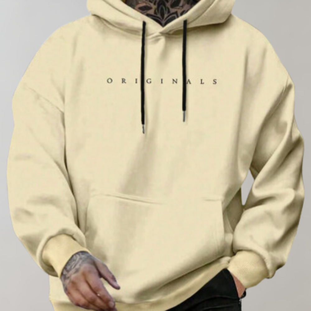 Hoodie met trekkoord voor heren