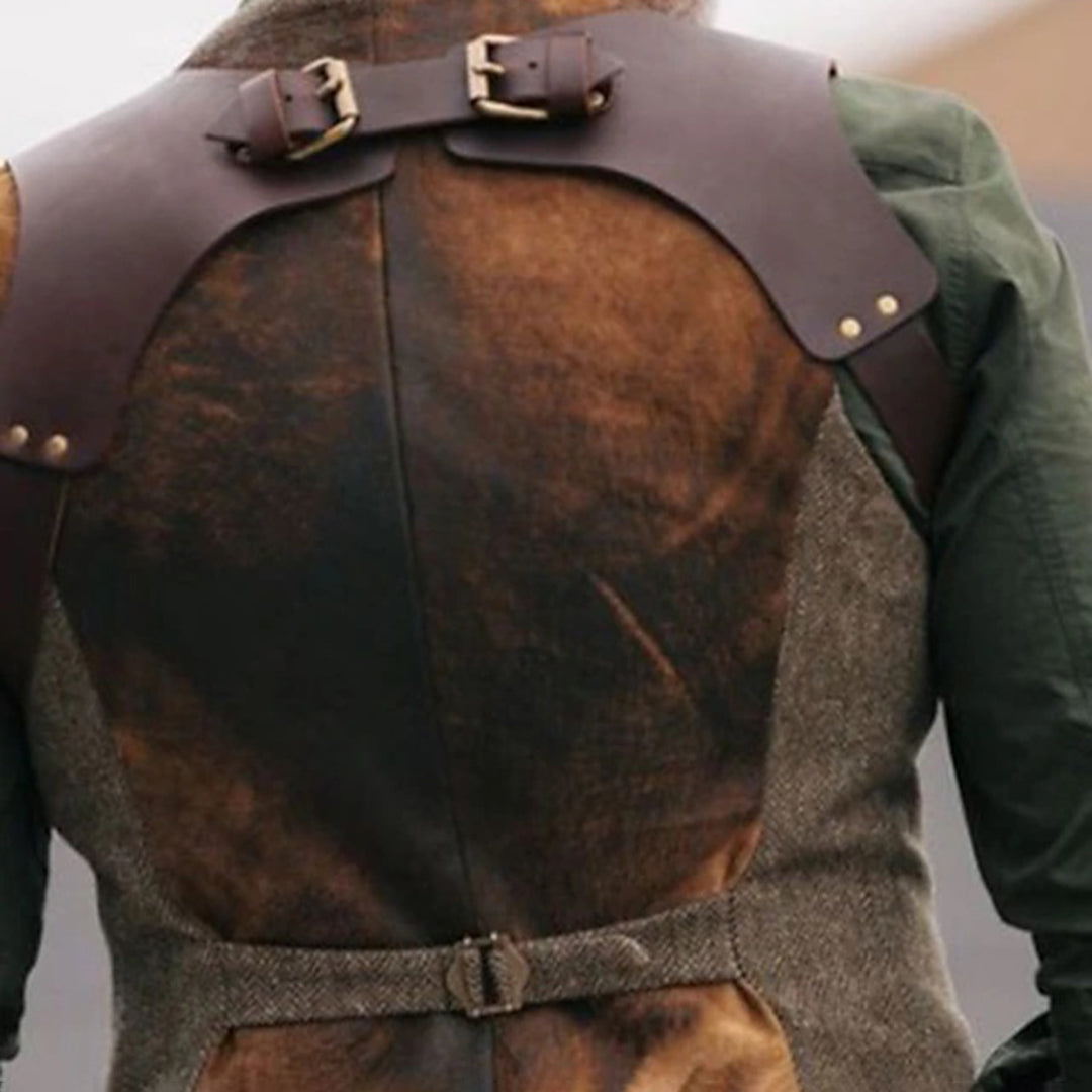 Bruin gilet voor heren