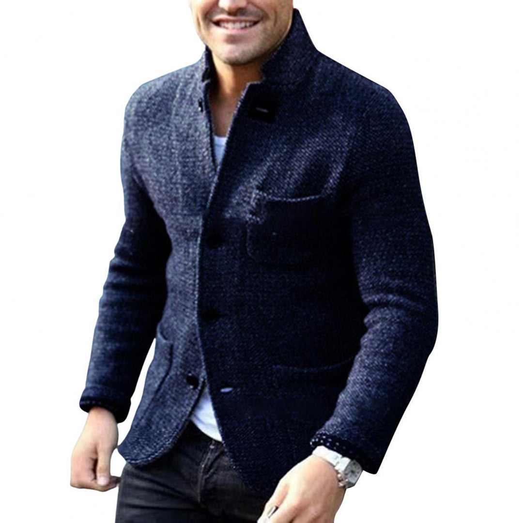 Gebreide blazer voor heren