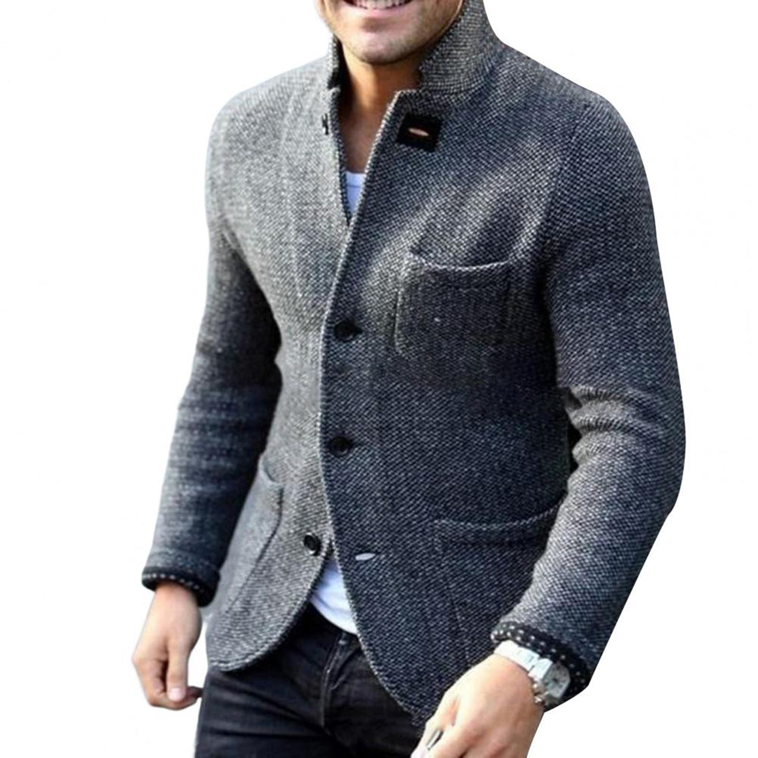 Gebreide blazer voor heren