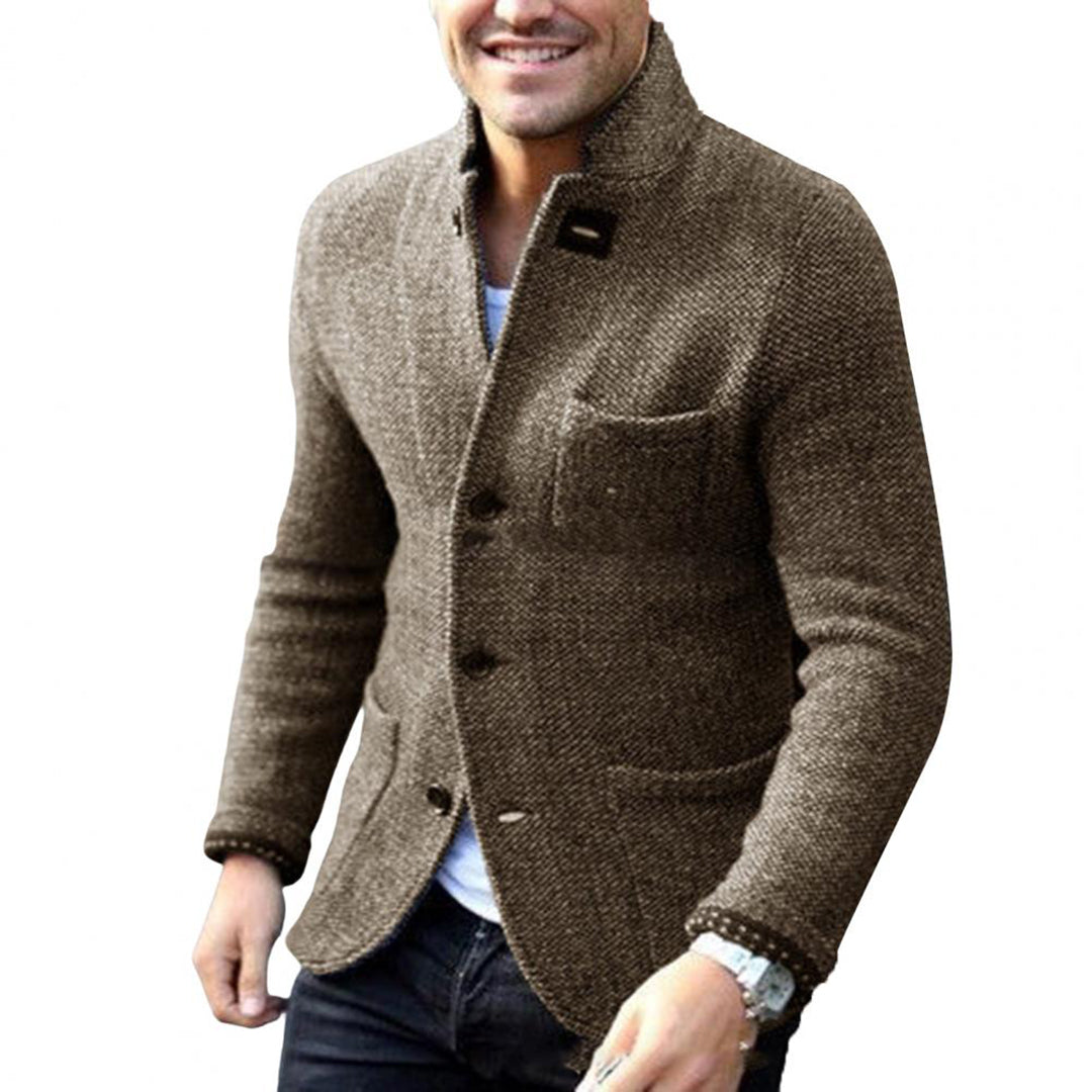 Gebreide blazer voor heren