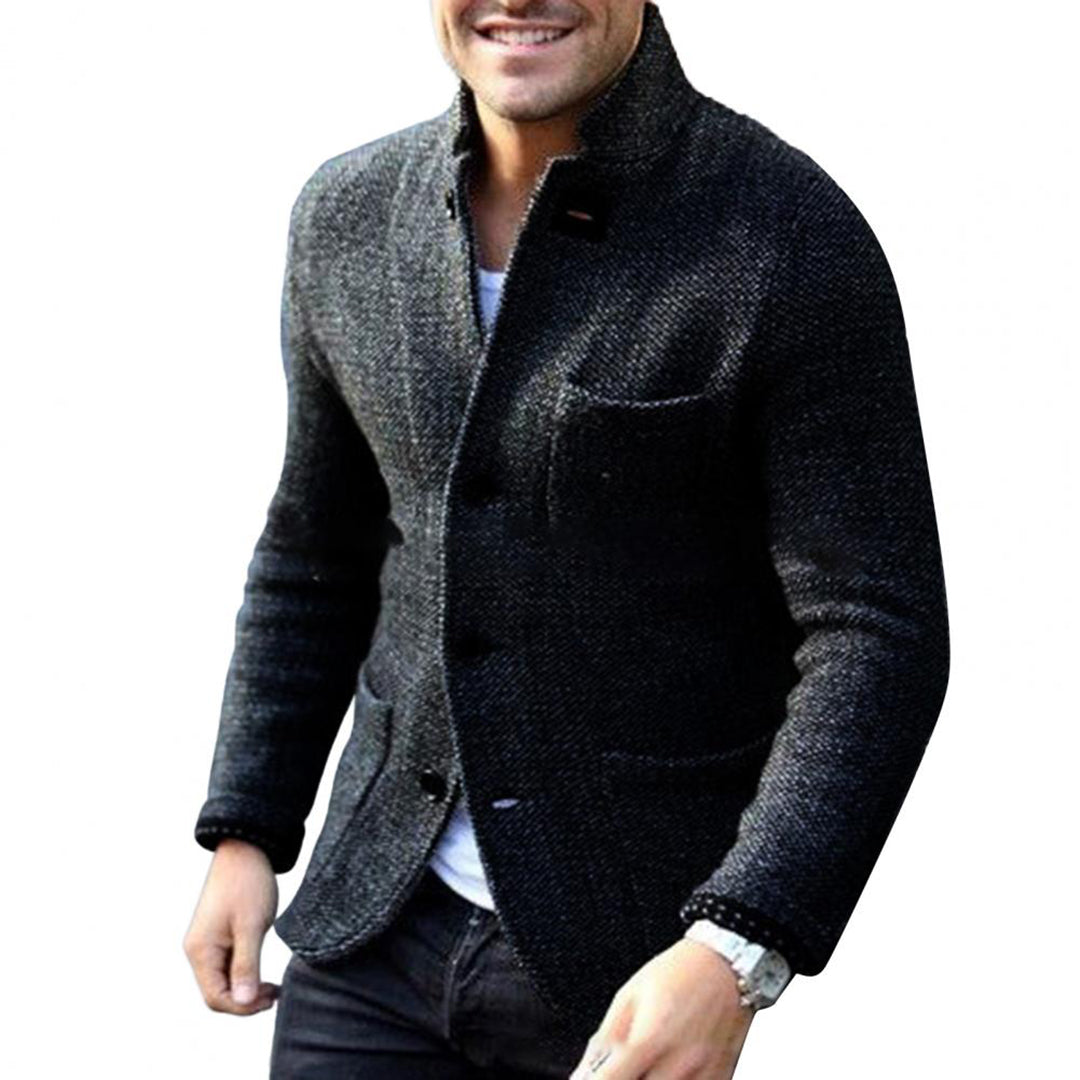 Gebreide blazer voor heren