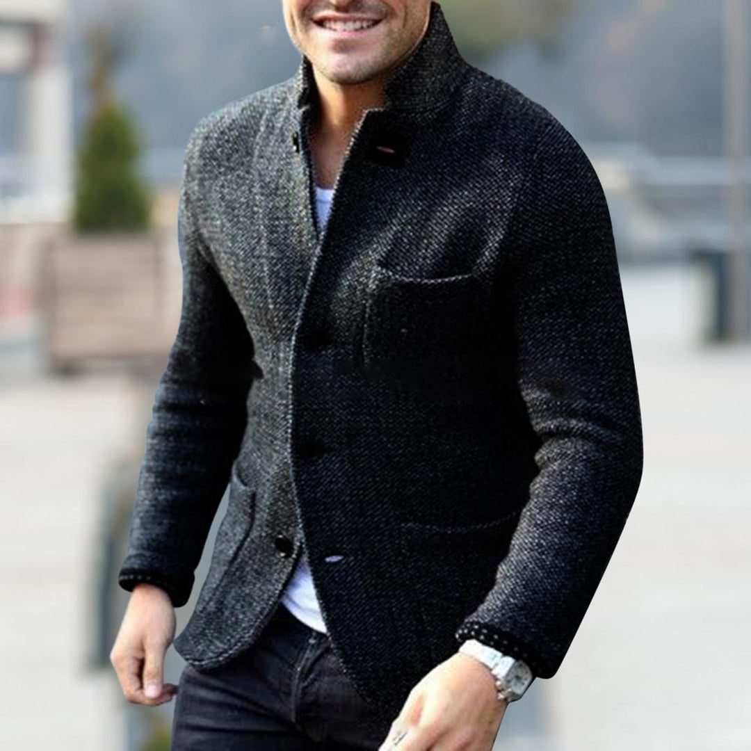 Gebreide blazer voor heren