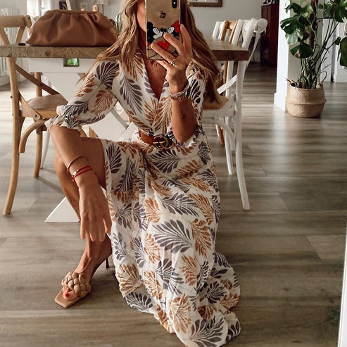 Boho Swing Maxi Jurk Dames