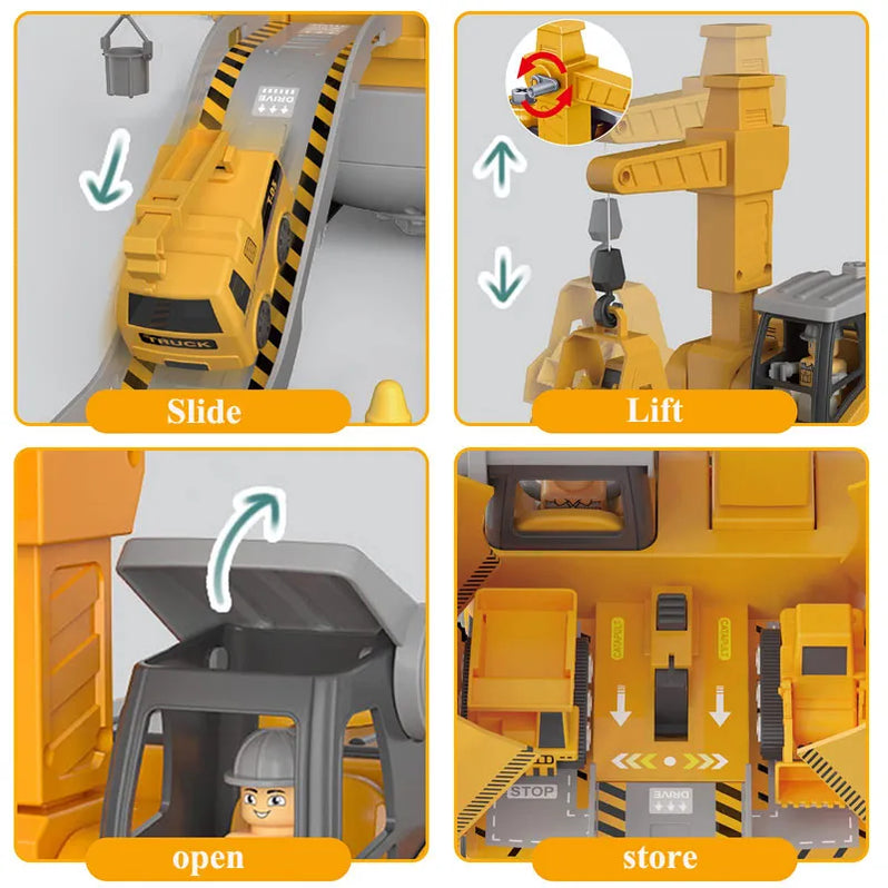 BouwBuddy Speelset – Educatieve en Interactieve Bouwvoertuigen voor Kinderen