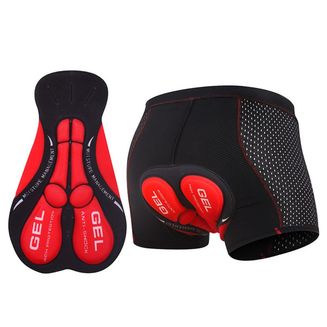 Gevoerde fietsonderbroek met gel – heren & dames
