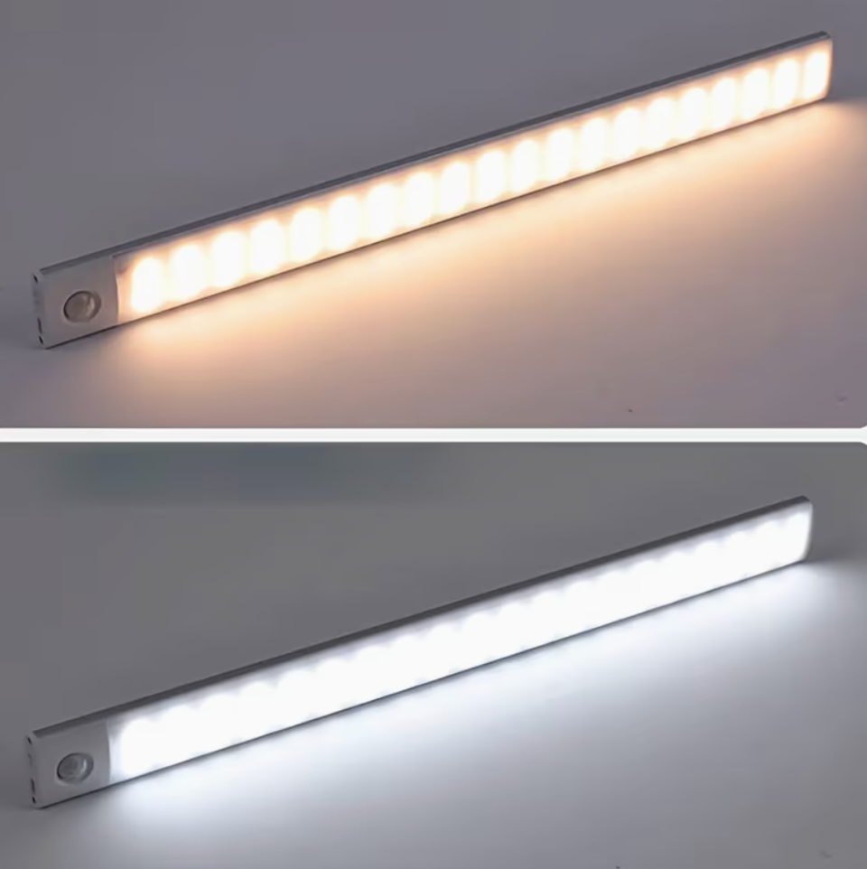 Led-onderbouwverlichting met bewegingsmelder, magnetisch, zonder boren