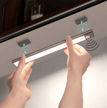 Led-onderbouwverlichting met bewegingsmelder, magnetisch, zonder boren