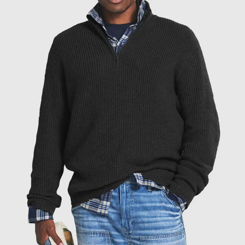 Klassieke Heren Pullover met Ronde Hals