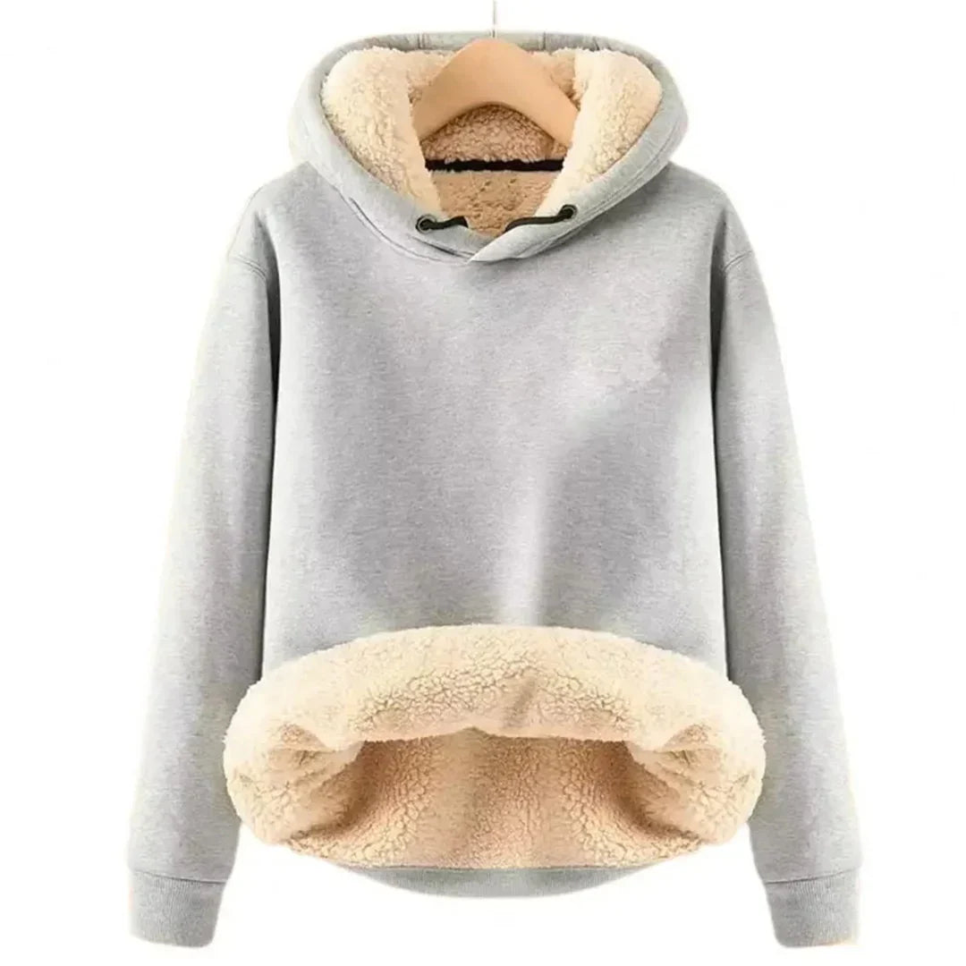Dames Hoodie met Fleecevoering