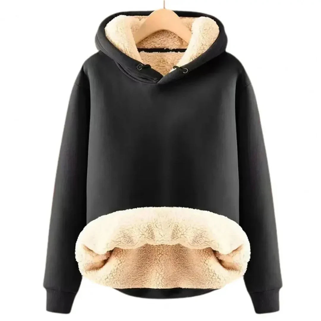 Dames Hoodie met Fleecevoering